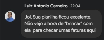 Depoimento de participante do workshop de Energia por Assinatura