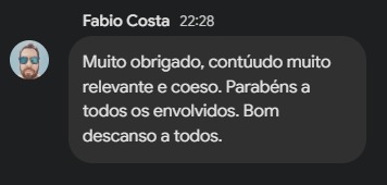Depoimento de participante do workshop de Energia por Assinatura