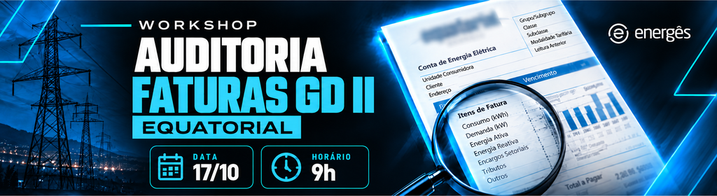 Workshop ao vivo Auditoria de Fatura Equatorial com GD II