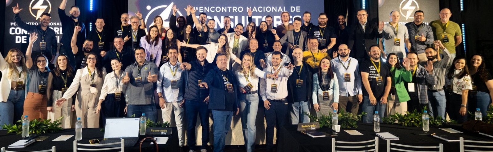 Membros no 1º Encontro Nacional de Consultores de Energia